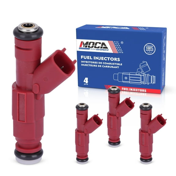 MOCA AUTOPARTS 4x Fuel Injectors FJ1153 Fit for 2005-2007 Ford Focus 2.0L & 2003-2007 Ford Focus 2.3L