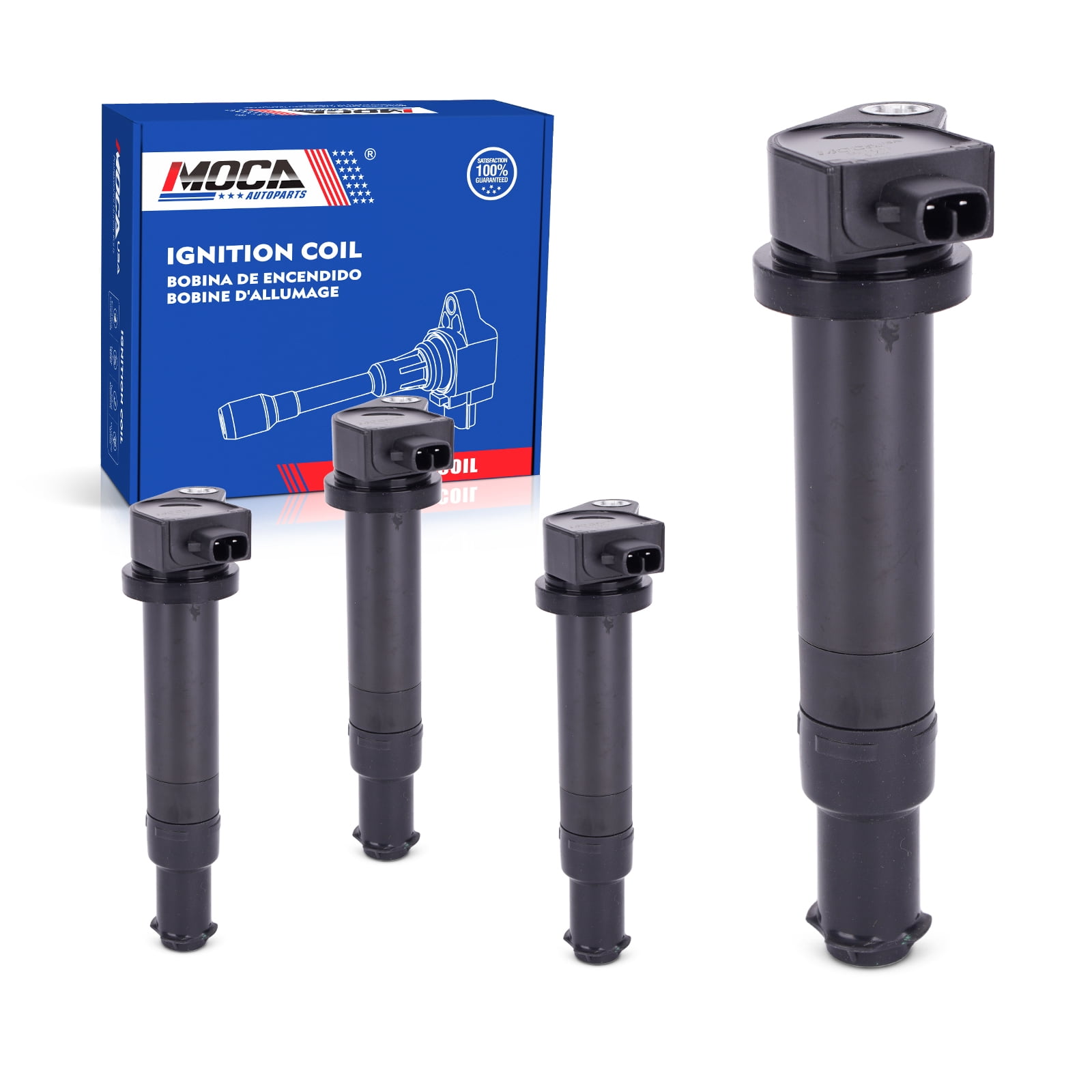 MOCA AUTOPARTS 4x Ignition Coils Fit for 2006-2011 Huyndai Accent 1.6L ...