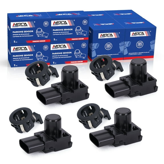 MOCA AUTOPARTS 4x Parking Aid Sensor with Bracket Fit for 2010-2013 Lexus GX460 & 2010-2012 Lexus RX350 RX450h & 2011-2017 Toyota Sienna