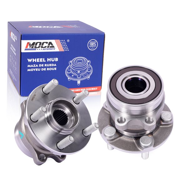 MOCA AUTOPARTS 512518 2x Rear Side Wheel Hub Bearing Assembly Fit for 2012-2021 Subaru Impreza & 2016-2021 Subaru Crosstrek & 2014-2018 Subaru Forester