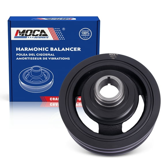 MOCA AUTOPARTS 594-716 Engine Harmonic Balancer Fit for 2015-2020 Cadillac Escalade 6.2L & 2014-2019 Chevrolet Silverado 1500 5.3L & 2015-2020 GMC Yukon 5.3L