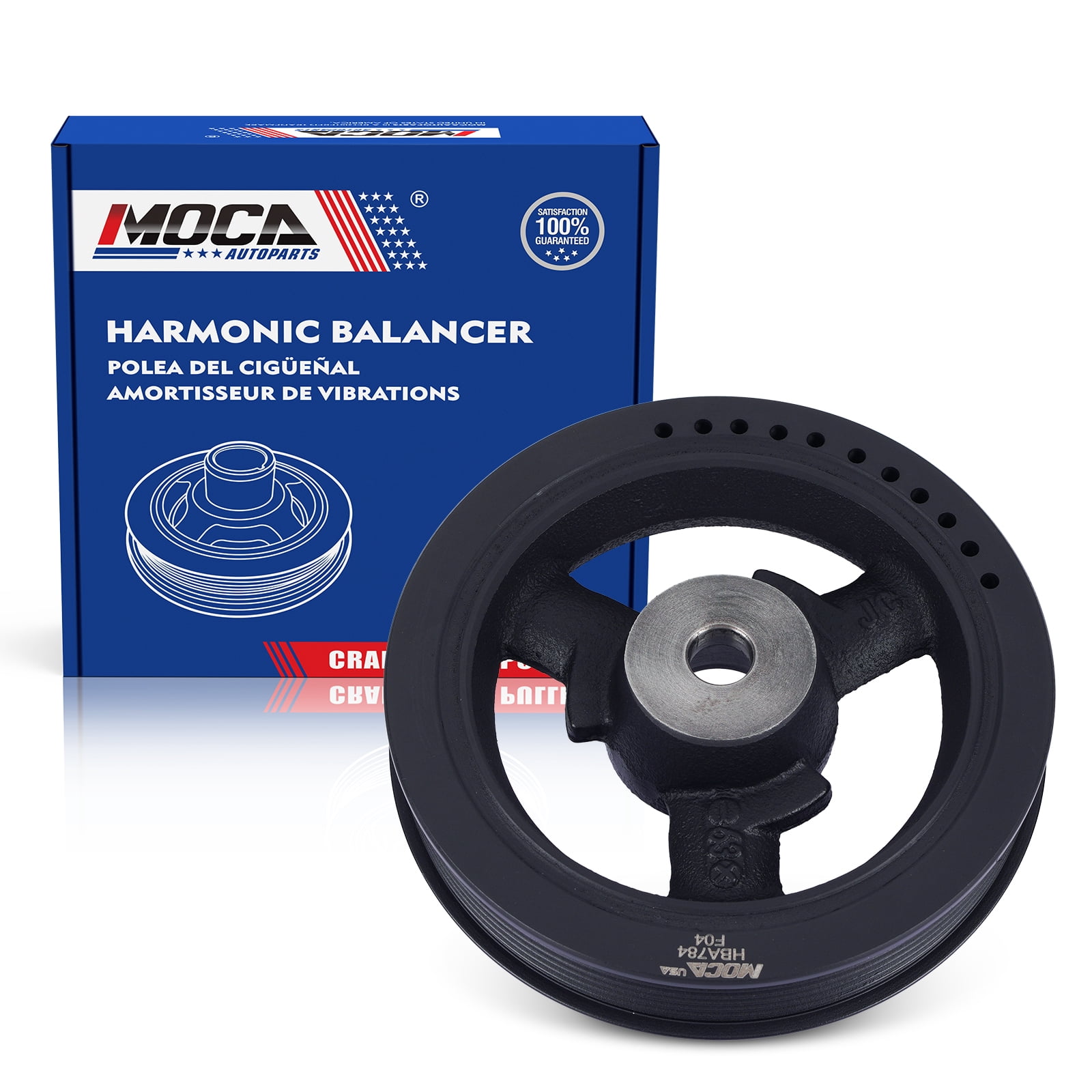 MOCA AUTOPARTS 594-784 Engine Harmonic Balancer Fit for 2002-2006 Mini ...