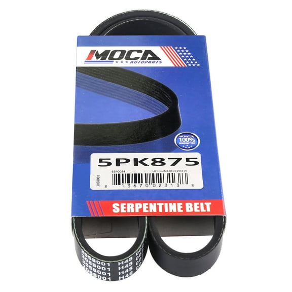 MOCA AUTOPARTS 5PK940 Serpentine Belt Fit for 2004-2009 Cadillac SRX 4.6L & 2002-2005 Chrysler Sebring 2.4L & 2000-2005 Mitsubishi Eclipse 2.4L