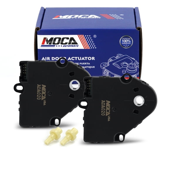 MOCA AUTOPARTS 604-020 2x HVAC Heater Air Blend Door Actuator Fit for 1998-2006 Jeep Wrangler & 1999-2001 Jeep Cherokee
