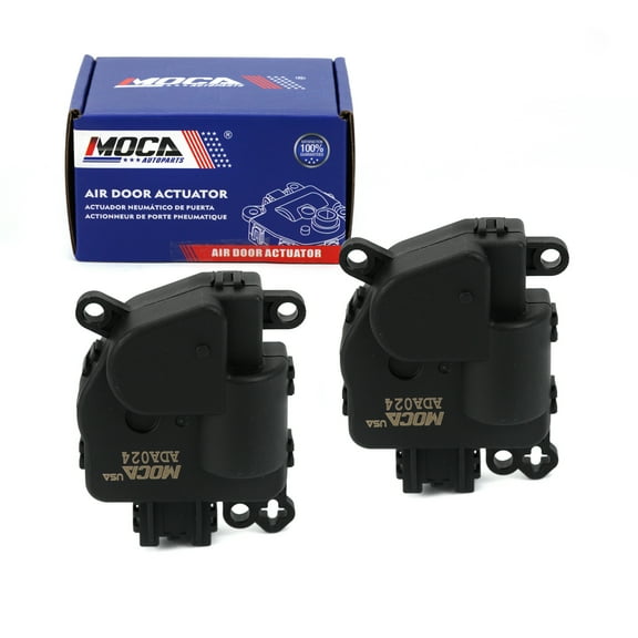 MOCA AUTOPARTS 604-024 2x HVAC Heater Air Blend Door Actuator Fit for 2008-2023 Chrysler 300 & 2008-2012 Dodge Dakota & 2008-2009 Mitsubishi Raider