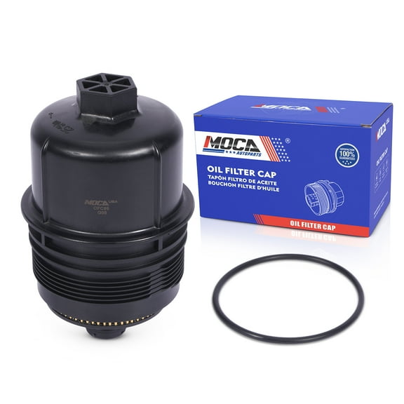 MOCA AUTOPARTS 68507598AA Oil Filter Housing Cover Cap Fit for 2020-2023 Jeep Wrangler 3.0L & 2021-2023 Jeep Gladiator 3.0L & 2020-2023 Ram 1500 3.0L