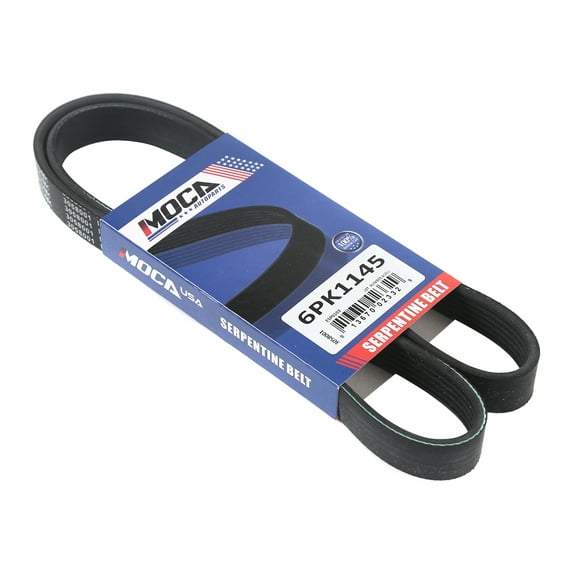 MOCA AUTOPARTS 6PK1145 Serpentine Belt for 17-14 Explorer V6 3.5L & 19-18 Ford Police Interceptor Utility V6 3.5L & 08-06 Infiniti Fx35 V6 3.5L & 97-93 Volkswagen Jetta L4 1.9L and More