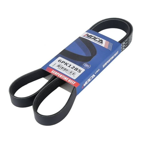 MOCA AUTOPARTS 6PK1285 Serpentine Belt Fit for 93-94 Ford F-350 7.5L & 11-16 Hyundai Elantra 1.8L & 14-17 Kia Forte5 2.0L 1.6L