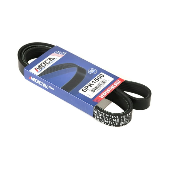 MOCA AUTOPARTS 6PK1500 Serpentine Belt Fit for 2014-2017 Ford Fiesta 1.0L & 2015-2018 Ford Focus 1.0L