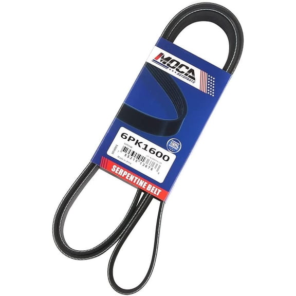 MOCA AUTOPARTS 6PK1600 Serpentine Belt for 00-04 for Dodge Intrepid 2.7L & 14-16 for Ram ProMaster 3500 3.6L