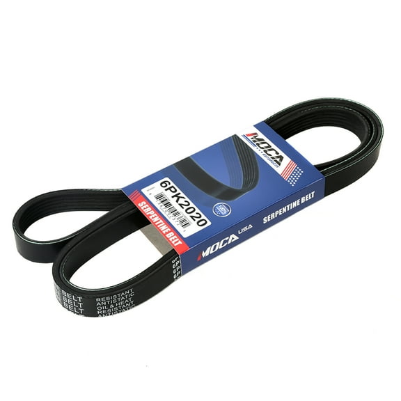 MOCA AUTOPARTS 6PK2020 Serpentine Belt for 10-09 Volkswagen Routan V6 3.8L & 03-01 Saturn Lw300 V6 3.0L & 21-20 Ram 3500 V8 6.4L & 10-08 Dodge Grand Caravan V6 3.8L and More