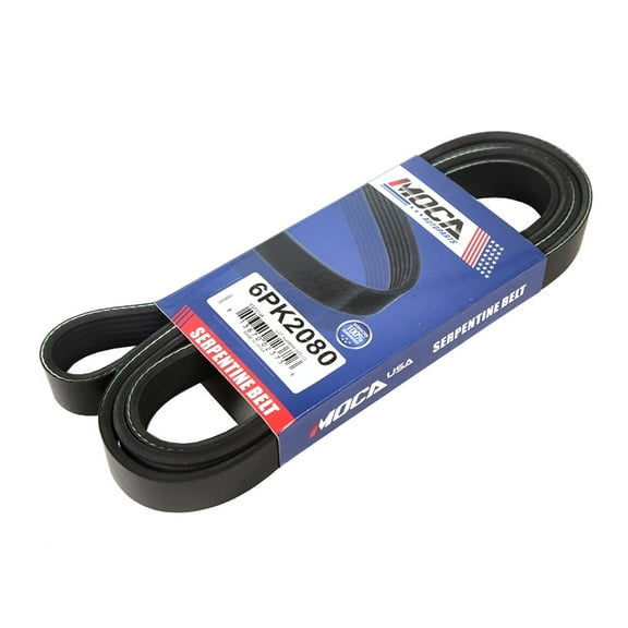 MOCA AUTOPARTS 6PK2080 Serpentine Belt for 2011-2023 Chrysler 300 5.7L & 2011-2023 Dodge Challenger 5.7L & 2016-2021 Jeep Grand Cherokee 6.4L