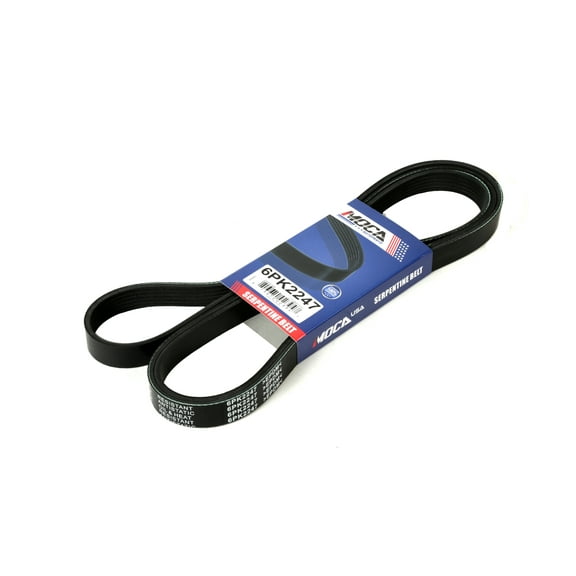 MOCA AUTOPARTS 6PK2247 Serpentine Belt for 03 Ford E-550 Super Duty V10 6.8L & 15-09 Mazda Mx-5 Miata L4 2.0L & 06-02 Nissan Altima L4 2.5L & 06-02 Nissan Sentra L4 2.5L & 05 Nissan X-Trail L4 2.5L