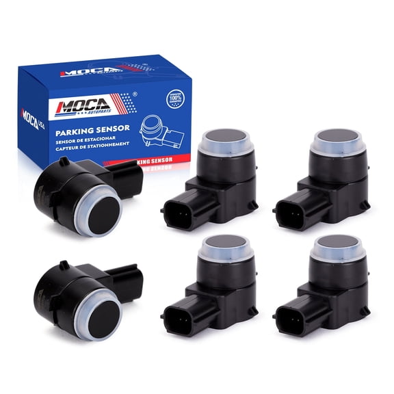 MOCA AUTOPARTS 6Pcs Parking Aid Sensor Fit for 2009-2015 Chrysler 300 & 2011-2014 Dodge Charger & 2009-2015 Jeep Grand Cherokee & 2011-2018 Ram 1500