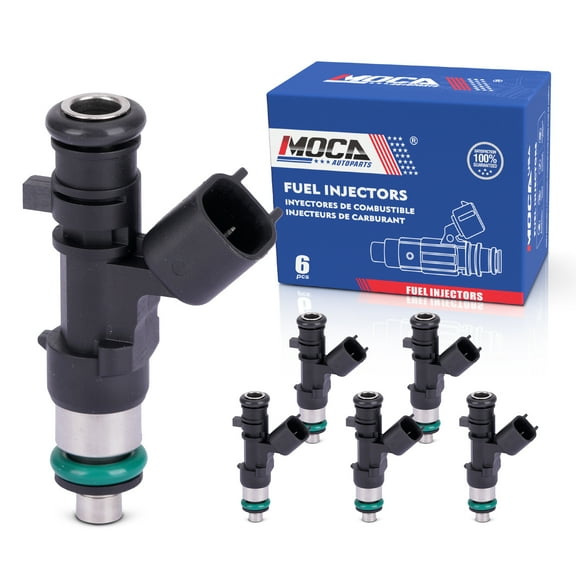MOCA AUTOPARTS 6x Fuel Injectors FJ612 Fit for 2007-2011 Dodge Nitro 4.0L & 2004-2010 Chrysler Sebring 2.7L & 2005-2010 Chrysler 300 2.7L 3.5L