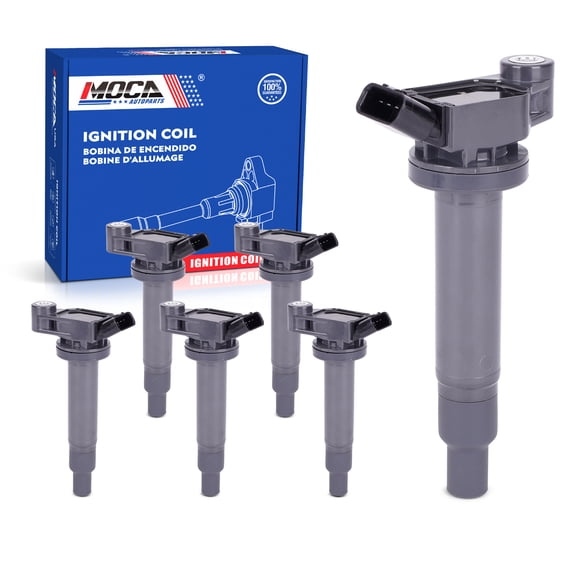 MOCA AUTOPARTS 6x Ignition Coils Fit for 1999-2003 Lexus ES300 RX300 3.0L & 2004-2010 Toyota Highlander 3.3L & 2004-2008 Toyota Solara 3.3L