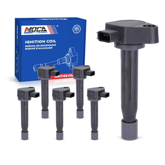 MOCA AUTOPARTS 6x Ignition Coils Fit for 2001-2003 Acura CL V6 3.2L & 1999-2008 Acura TL V6 3.2L & 1999-2009 Honda Odyssey V6 3.5L