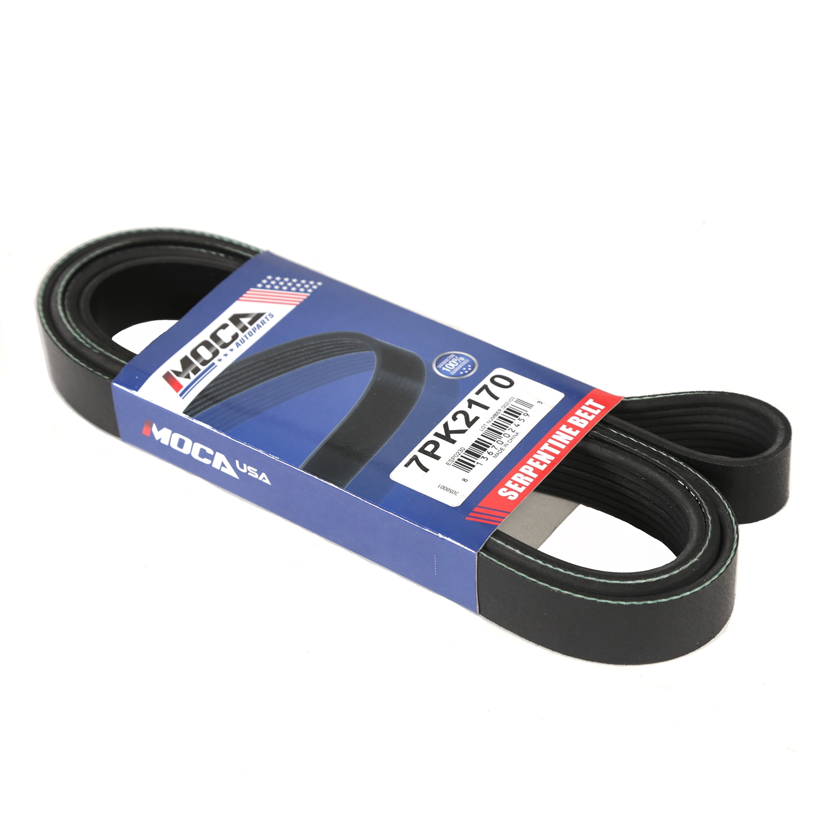 MOCA AUTOPARTS 7PK2170 EPDM Serpentine Belt Fit for 20062011 Honda