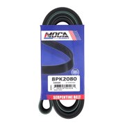 MOCA AUTOPARTS 8PK2080 EPDM Serpentine Belt fit 2005-2007 for Sterling Truck Acterra 5500/6500/7500 8.3L, 2009-2010 for Ford Business Class M2 8.3L, 1989-1991 for Dodge D250/D350/W250/W350 5.9L