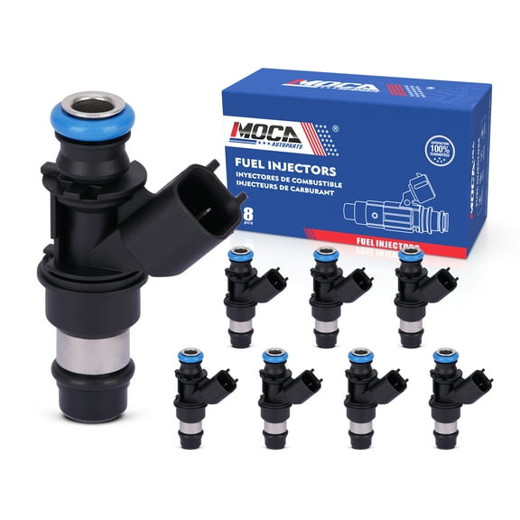 MOCA AUTOPARTS 8x Fuel Injectors FJ887 Fit for 2005-2009 GMC Envoy 5.3L & 2007-2009 Chevrolet Tahoe 4.8L 5.3L & 2005-2009 Saab 9-7x 5.3L