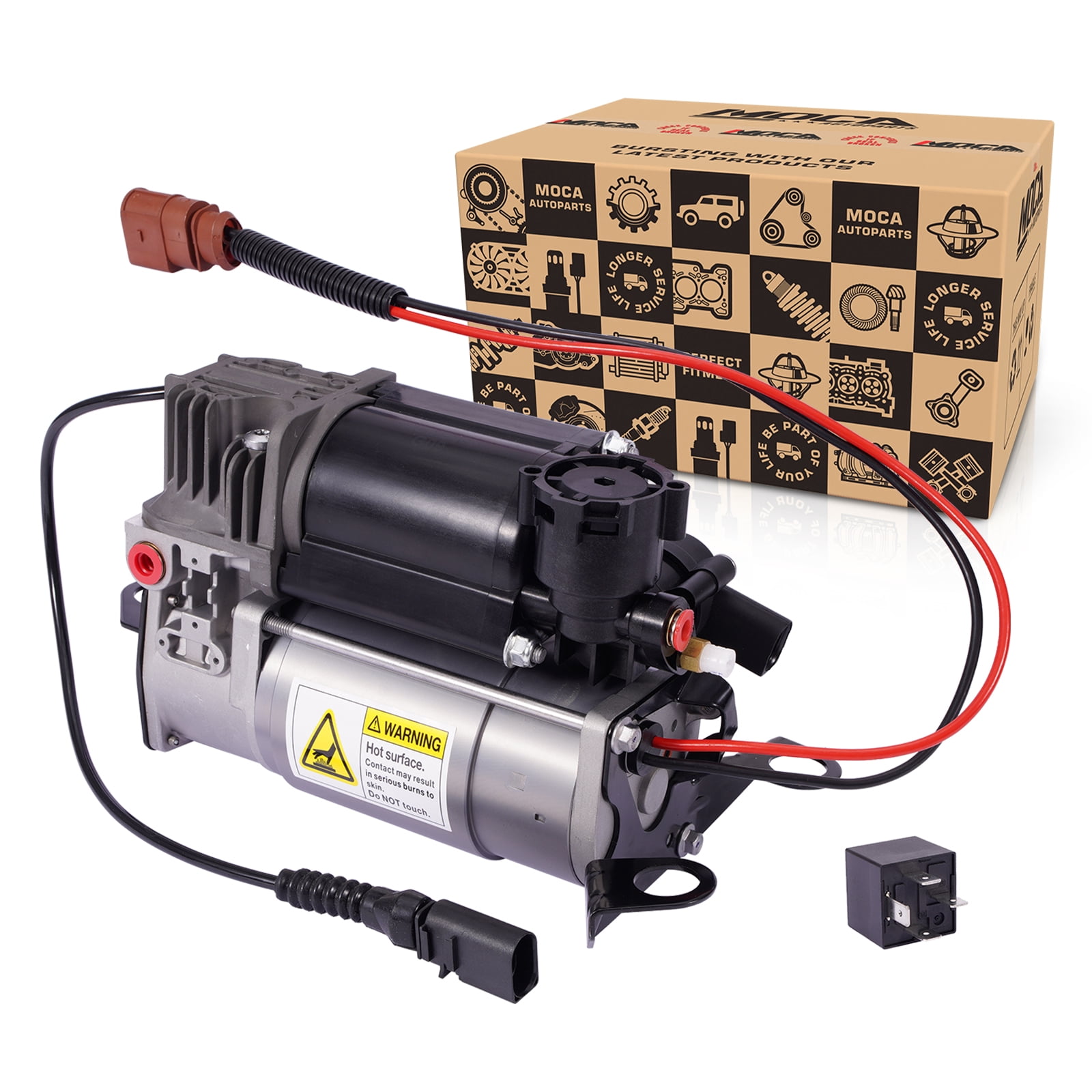 MOCA AUTOPARTS 949-914 Air Suspension Compressor Assembly Fit for 2005 ...