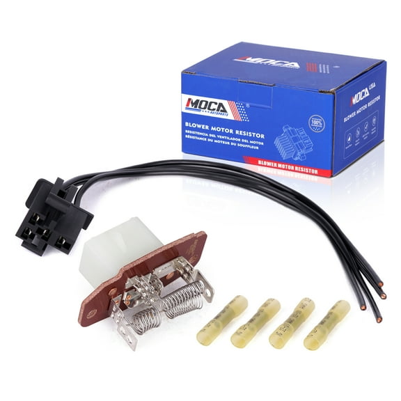 MOCA AUTOPARTS 973-404 HVAC Blower Motor Resistor Kit with Harness Fit for 1997-2002 Ford E-150 Econoline & 1999-2007 F-250 F-350 F-450 F-550 Super Duty