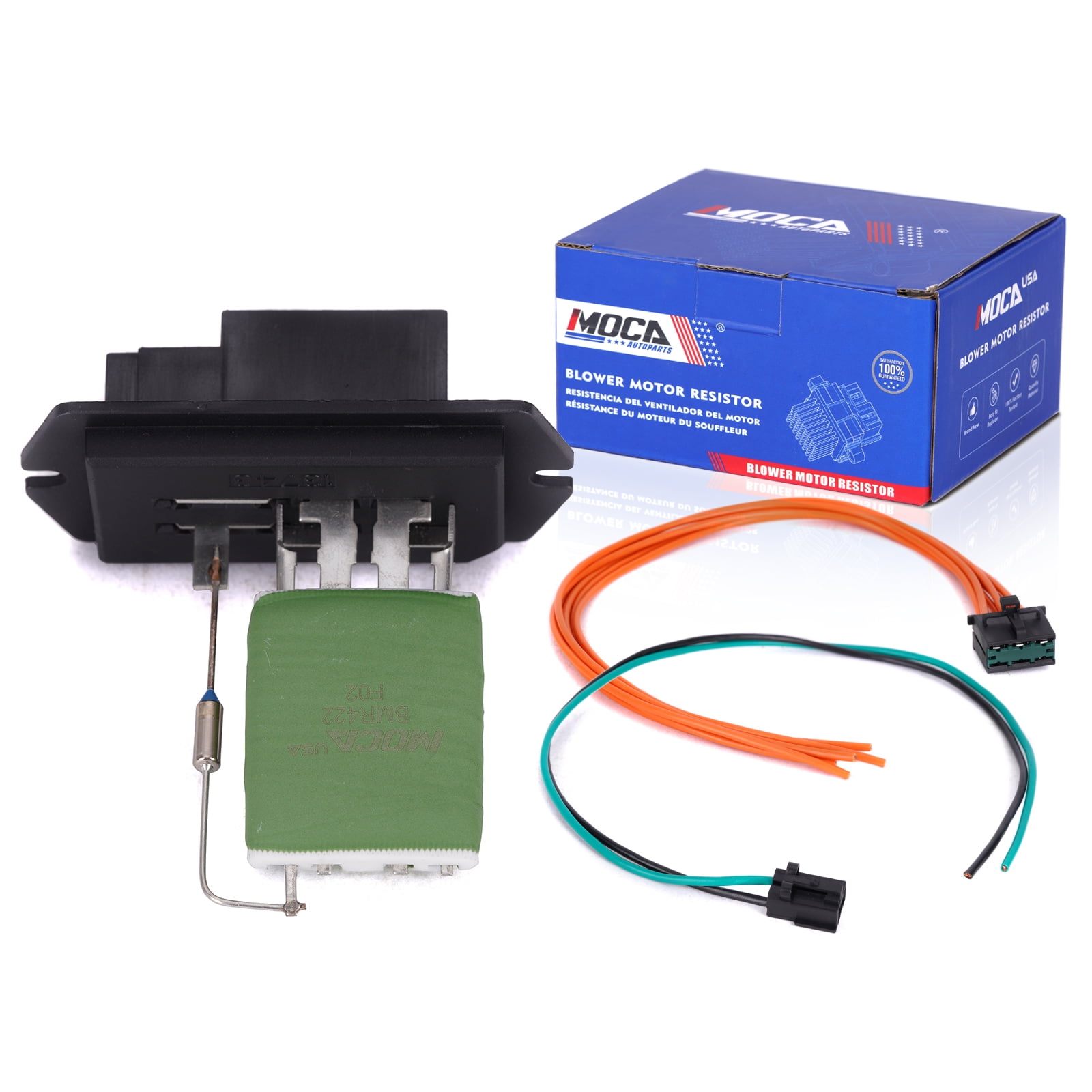 MOCA AUTOPARTS 973-422 HVAC Blower Motor Resistor Kit with