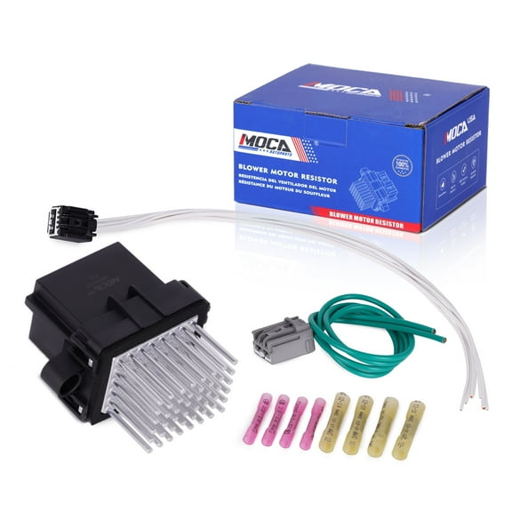 MOCA AUTOPARTS 984-602 HVAC Blower Motor Resistor Kit with Harness Fit for 2016-2018 Ford Edge & 2013-2018 Lincoln MKZ & 2015-2017 Lincoln Navigator