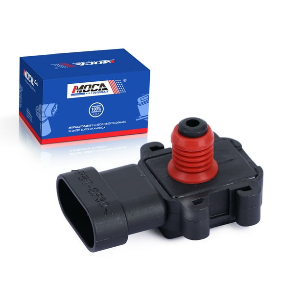 MOCA AUTOPARTS AS194 MAP Turbocharger Boost Sensor Fit for 2006-2009 Chevrolet Express 2500 3500 6.6L & 2001-2010 GMC Sierra 2500 HD 6.6L