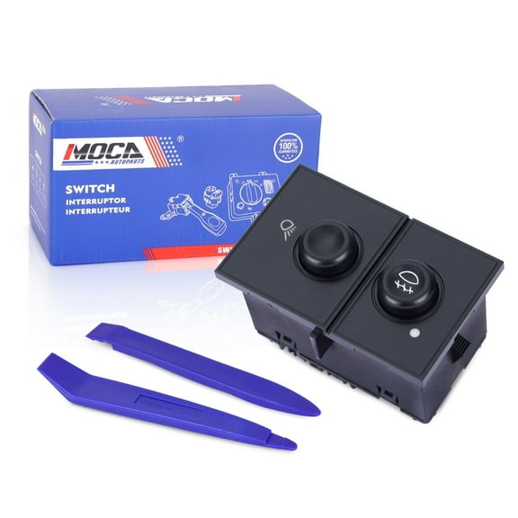 MOCA AUTOPARTS CBS-1426 Fog Lamp Switch Fit for 2003-2006 Chevrolet Avalanche 1500 2500 & GMC Sierra 1500 GMC Sierra 1500