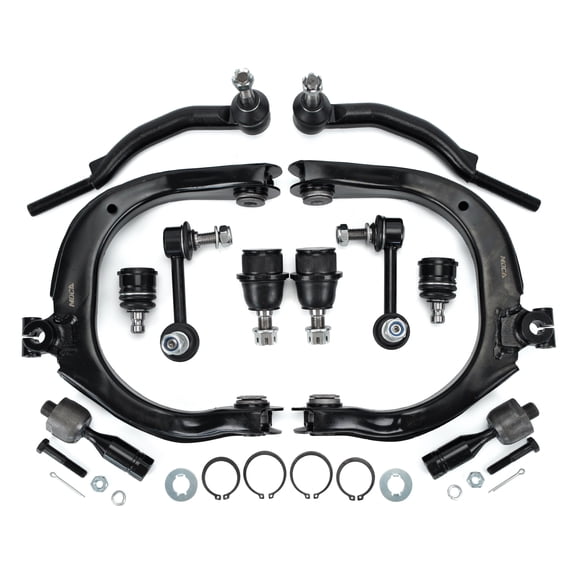 MOCA AUTOPARTS Complete Front Control Arm Suspension Kit Fit for 2004-2007 Buick Rainier Chevrolet Trailblazer & 2004-2008 Isuzu Ascender & 2005-2009 Saab 9-7x