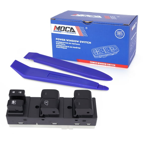 MOCA AUTOPARTS DWS381 Front Driver Power Window Switch Fit for 2007-2012 Nissan Altima with Driver Auto Down