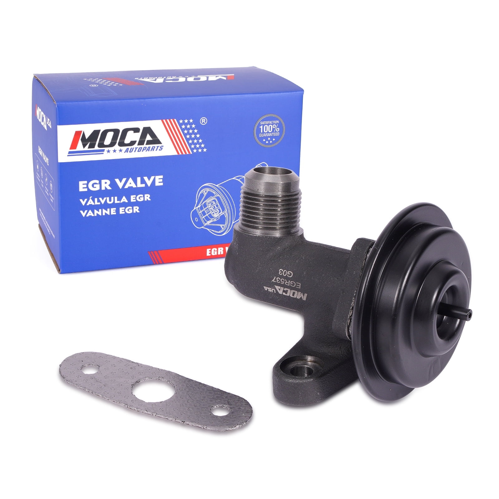 MOCA AUTOPARTS EGV537T Exhaust Gas Recirculation EGR Valve Fit for 2002-2004 & 2006-2009 Ford E-150 5.4L & 2000-2005 Ford Excursion 5.4L 6.8L & 1998-2004 Lincoln Navigator 5.4L