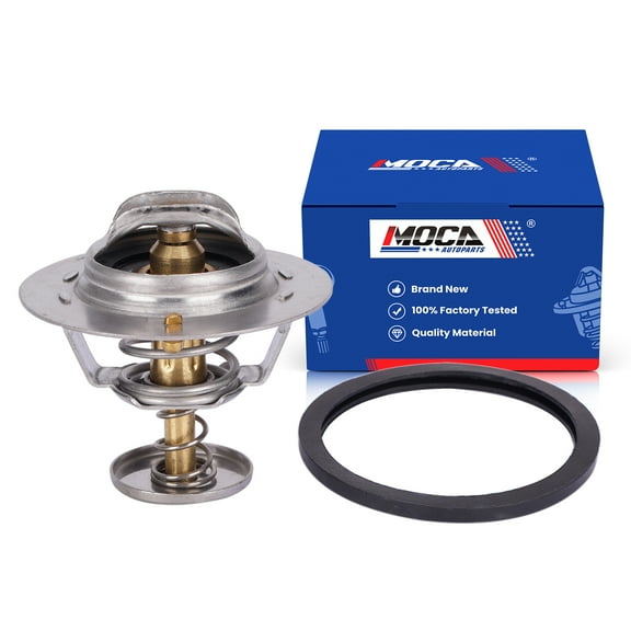 MOCA AUTOPARTS Engine Coolant Thermostat Fit for 2001-2003 Acura CL 3.2L & 1997-2005 Acura NSX 3.2L & 1995-2000 Chrysler Cirrus 2.5L & 19991-1996 Dodge Stealth 3.0L & 2001-2013 INFINITI QX56 5.6L