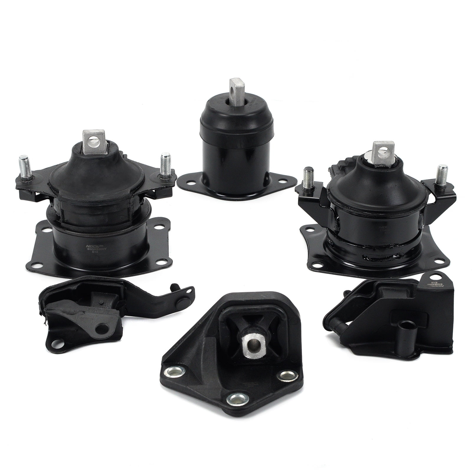 MOCA AUTOPARTS Engine Motor and Transmission Mount Kit Fit for 2003-2007 Honda Accord 2.4L Automatic