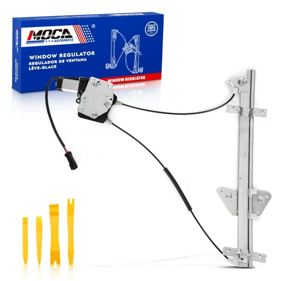 MOCA AUTOPARTS Front Left Power Window Regulator w/ Motor Fit for 1998-2003 Dodge Durango & 2000-2004 Dodge Dakota