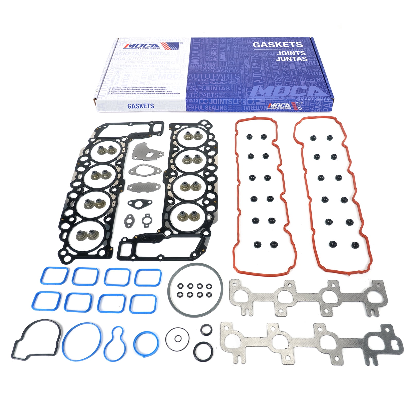 MOCA AUTOPARTS Head Gasket Set Fit for 2005-2007 Dodge Dakota 4.7L & 2005-2007 Jeep Grand Cherokee 4.7L & 2006-2007 Mitsubishi Raider 4.7L