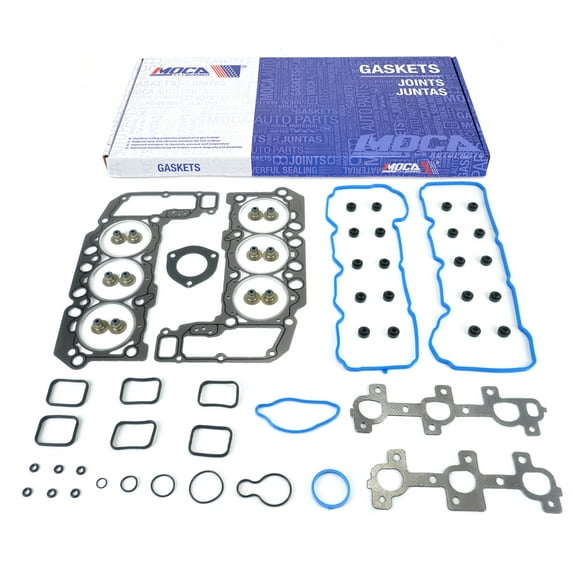 MOCA AUTOPARTS Head Gasket Set Graphite Fit for 2005-2010 Dodge Dakota 3.7L & 2007-2011 Dodge Nitro 3.7L & 2006-2009 Mitsubishi Raider 3.7L
