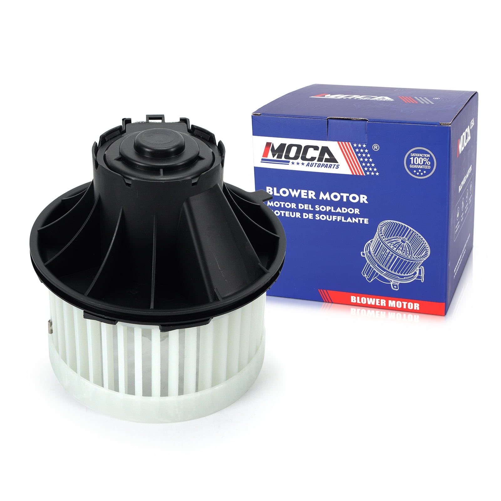 MOCA AUTOPARTS Heater Blower Motor with Fan Cage Fit for 2002-2006 Cadillac Escalade & 1999-2002 Chevrolet Silverado 2500 & 2000-2006 GMC Yukon