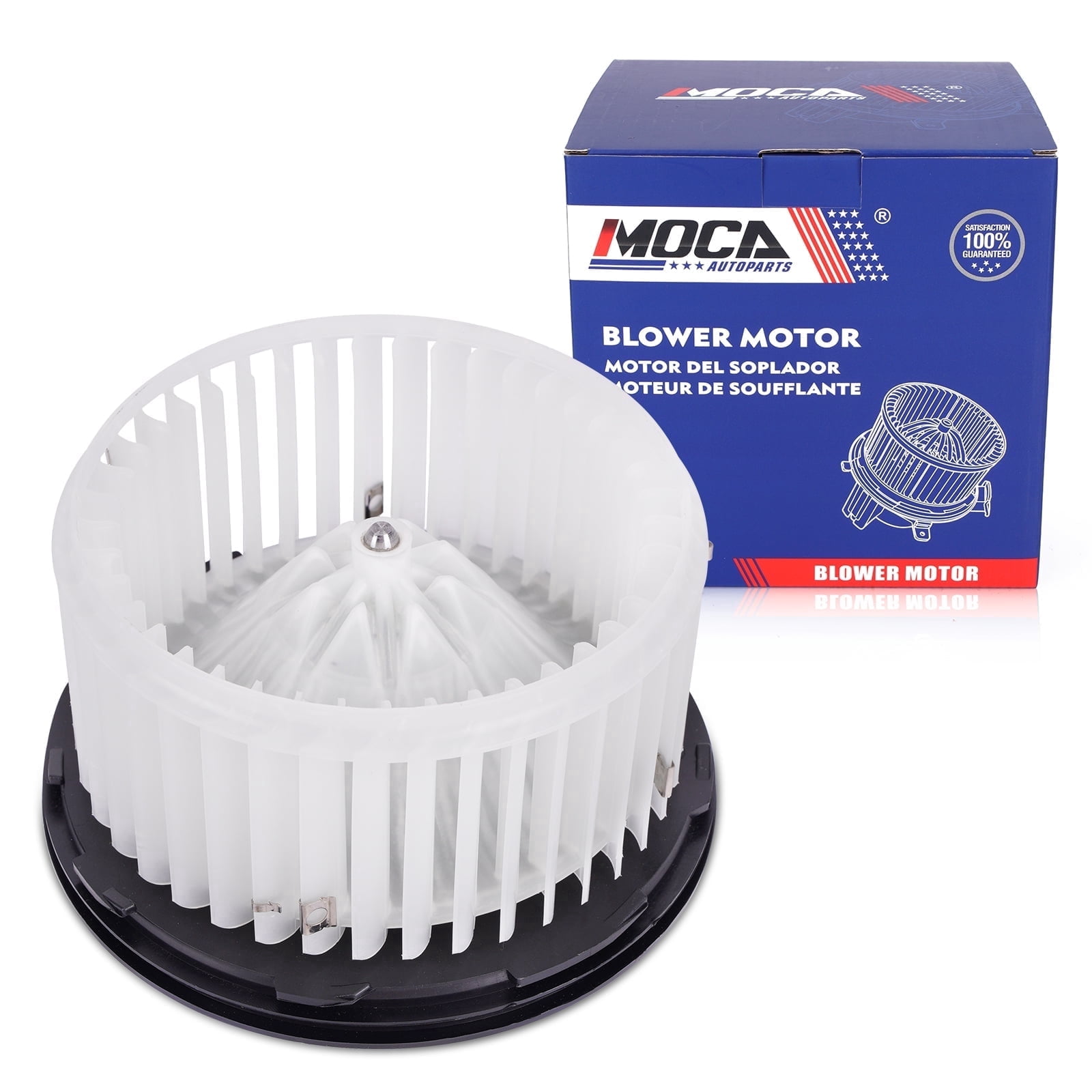 MOCA AUTOPARTS Heater Blower Motor with Fan Cage Fit for 2014-2007 Cadillac Escalade & 2014-2003 Chevrolet Suburban & 2013-2003 GMC Yukon w/ Automatic Temperature Control