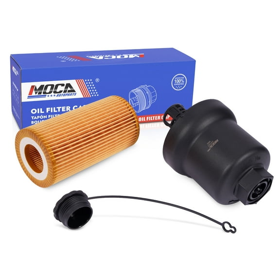MOCA AUTOPARTS MO361 Oil Filter Cap Fit for 2009-2015 Audi TTS Quattro 2.0L & 2015-2018 Volkswagen Passat 2.5L & 2007-2013 Seat Leon 2.0L