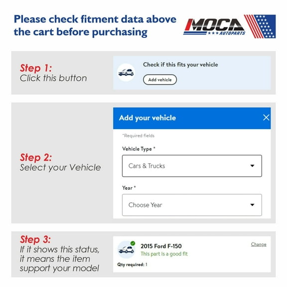 MOCA AUTOPARTS Main Heater Air Blend Door Actuator Fit for 2005-2019 Nissan Frontier 2.5L 4.0L & 2005-2015 Nissan Xterra 4.0L & 2005-2012 Nissan Pathfinder 4.0L