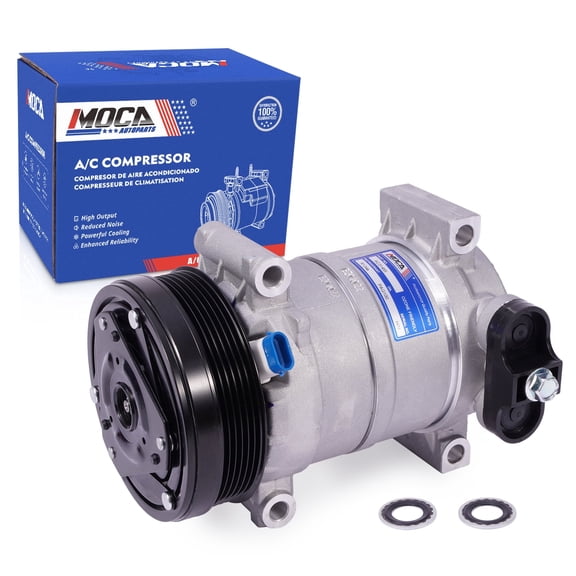 MOCA AUTOPARTS New AC Compressor Fit for 1996-2000 Chevrolet GMC C2500 K2500 5.7L 6.5L 7.4L & 1999-2000 Cadillac Escalade 5.7L