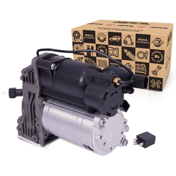 MOCA AUTOPARTS P-3221 Air Suspension Compressor Fit for 2008-2014 BMW X6 3.0L 4.4L & 2007-2013 BMW X5 3.0L & 2010-2013 BMW X5 4.4L