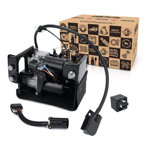 MOCA AUTOPARTS P-3242 Air Suspension Compressor Fit for 2001-2020 GMC Yukon 5.3L & 2007-2020 Cadillac Escalade 6.2L & 2014-2020 Chevrolet Suburban 5.3L