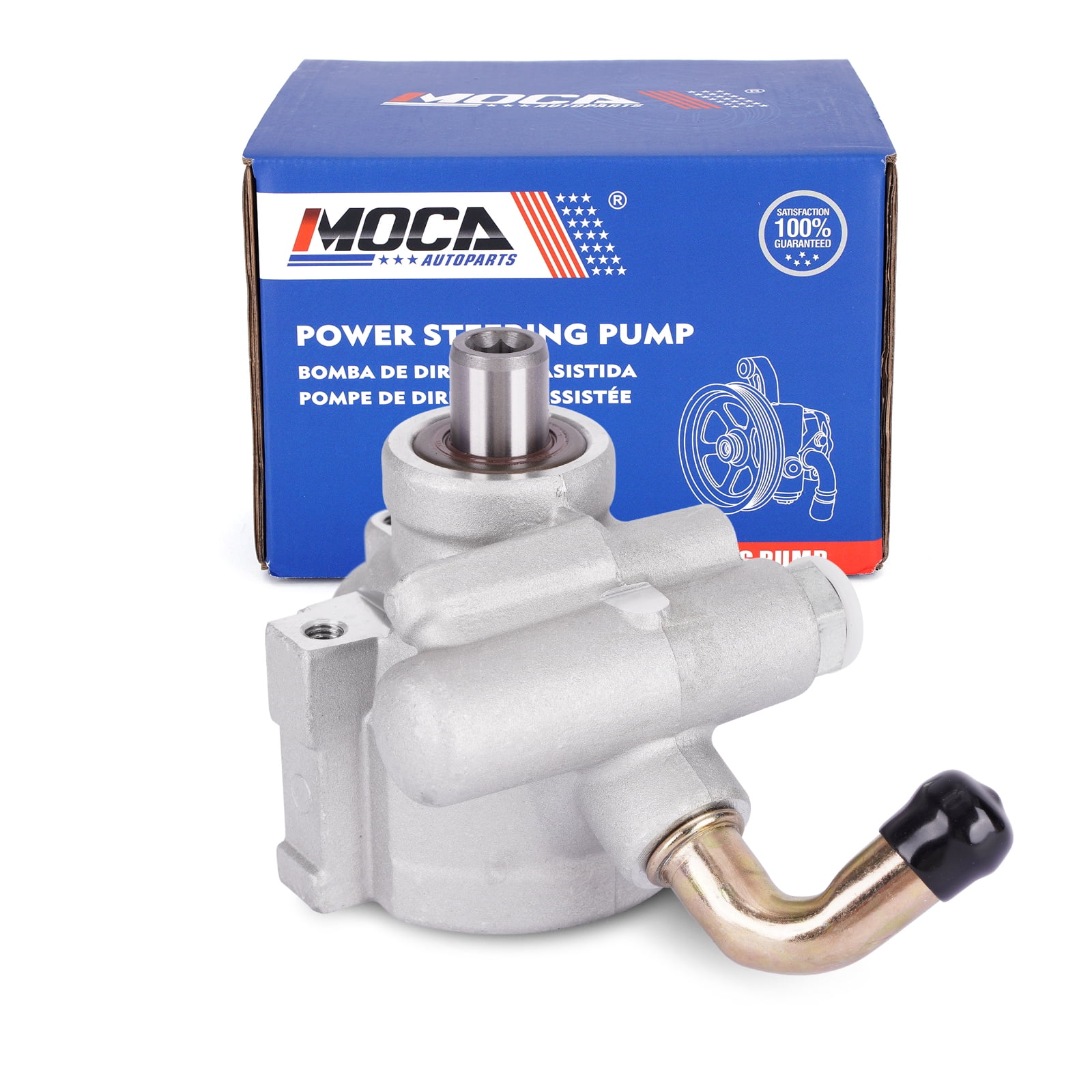 MOCA AUTOPARTS Power Steering Pump Fit for 2008-2009 Buick Allure 5.3L & 2006-2009 Chevrolet Impala 5.3L & 2005-2008 Pontiac Grand Prix 5.3L