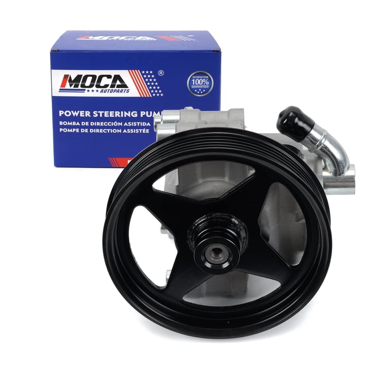 MOCA AUTOPARTS Power Steering Pump w/Pulley Fit for 2003-2004 Ford
