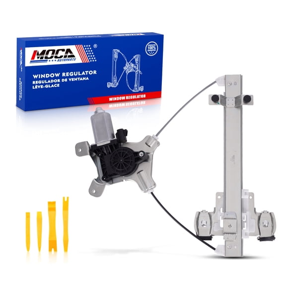 MOCA AUTOPARTS Rear Left Power Window Regulator w/ Motor Fit for 2007-2014 Cadillac Escalade & 2007-2014 Chevrolet Tahoe & 2007-2014 GMC Yukon