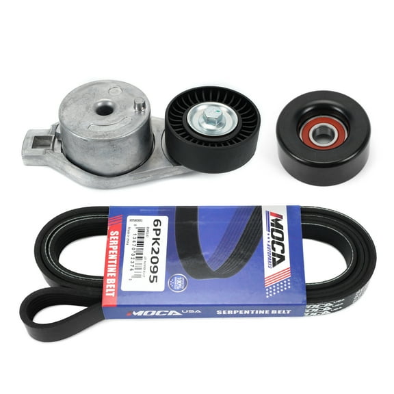 MOCA AUTOPARTS Serpentine Drive Belt Component Kit Fit for 2001-2007 Dodge Caravan & Chrysler Town & Country