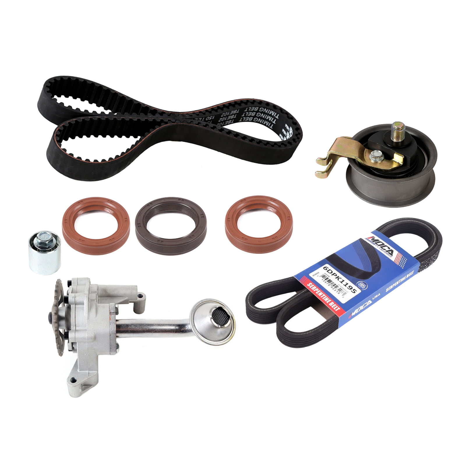 MOCA AUTOPARTS Timing Belt Kit Oil Pump Serpentine Belt Fit for 2000